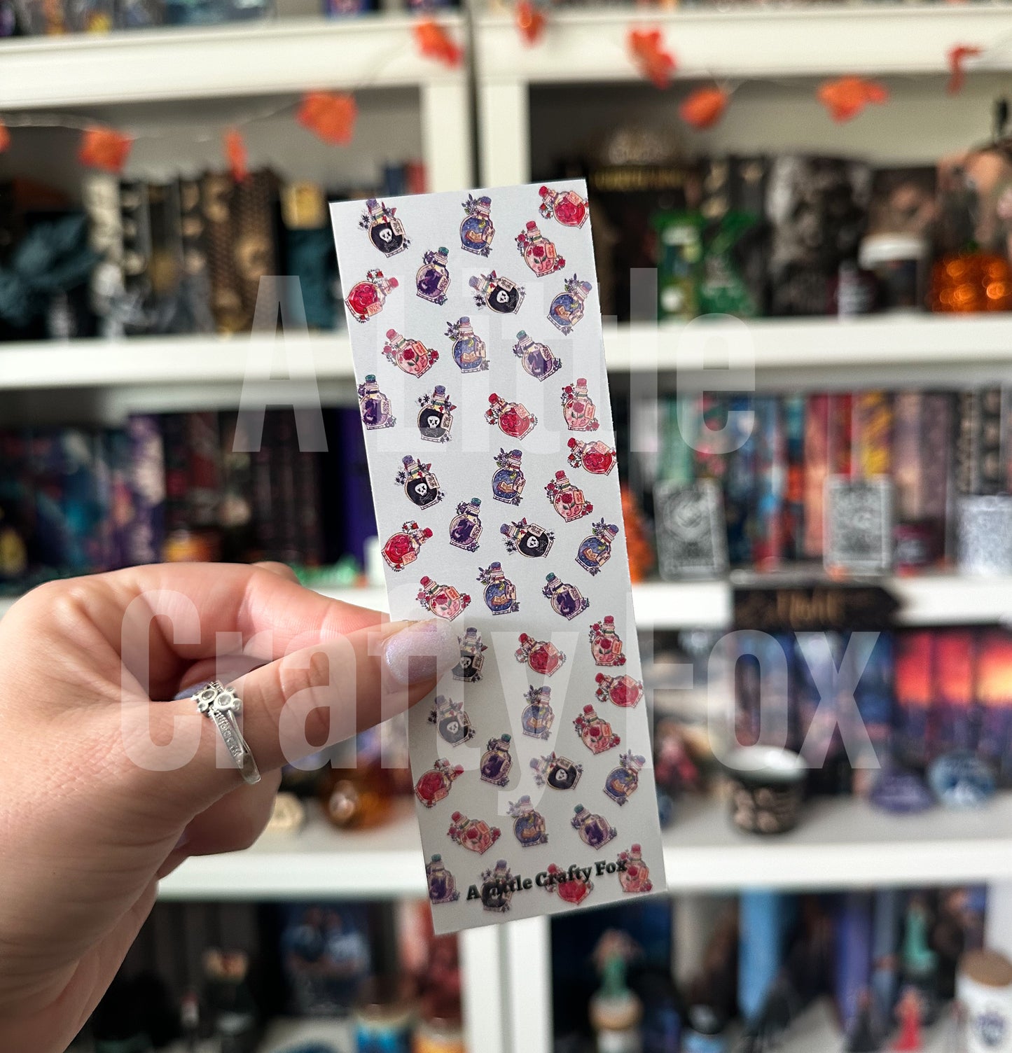 Book Tropes Potion Bottles Bookmark