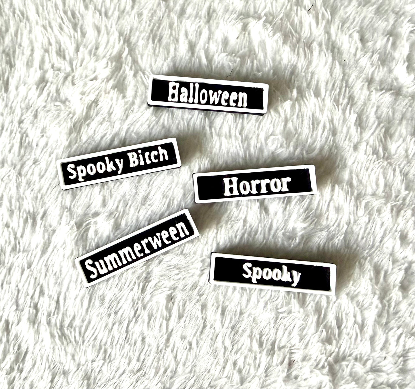Spooky Season "Lives Lived This Year" Tombstone Book Tracker with Decor