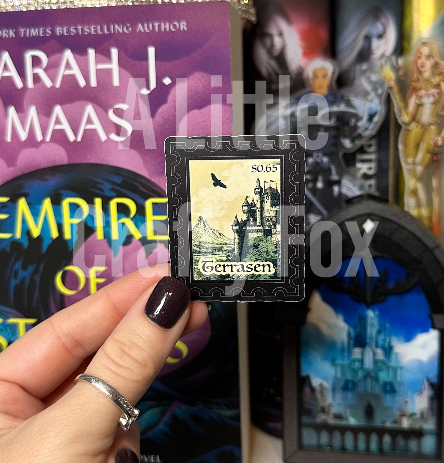 Terrasen Stamp Throne of Glass Inspired Officially Licensed Matte Sticker