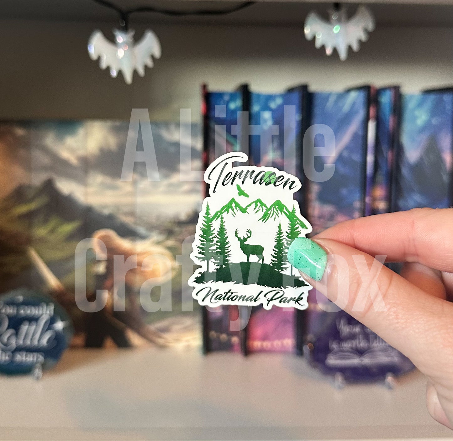 Terrasen National Park Throne of Glass Inspired Officially Licensed Matte Sticker