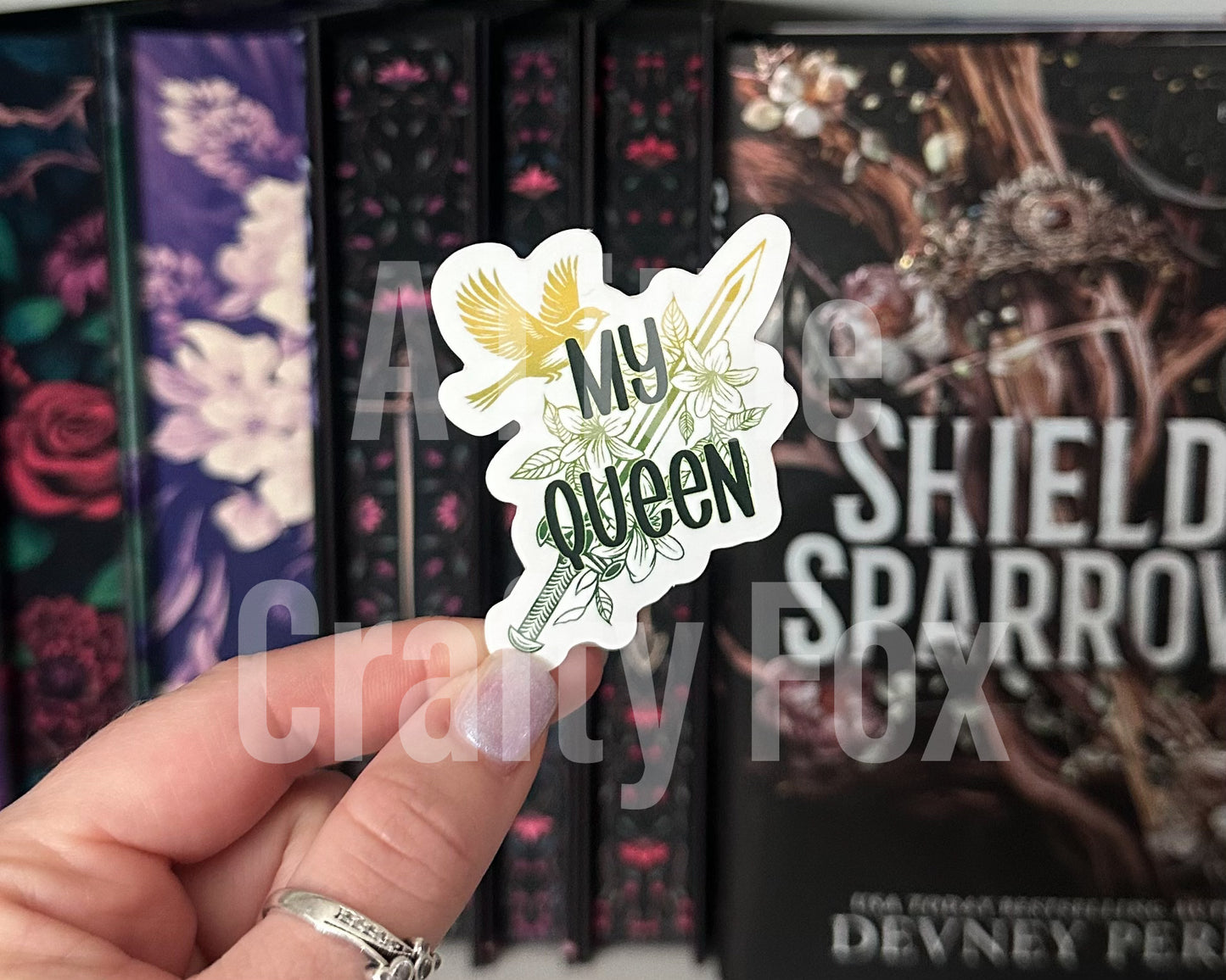 My Queen Shield of Sparrows Inspired Officially Licensed Matte Sticker