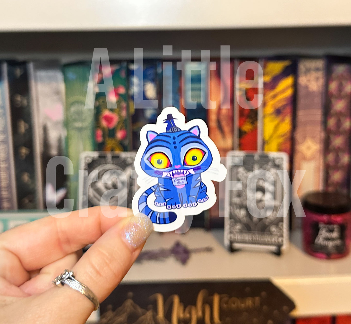I Made it For the Tiger Derpy Tiger Matte Sticker