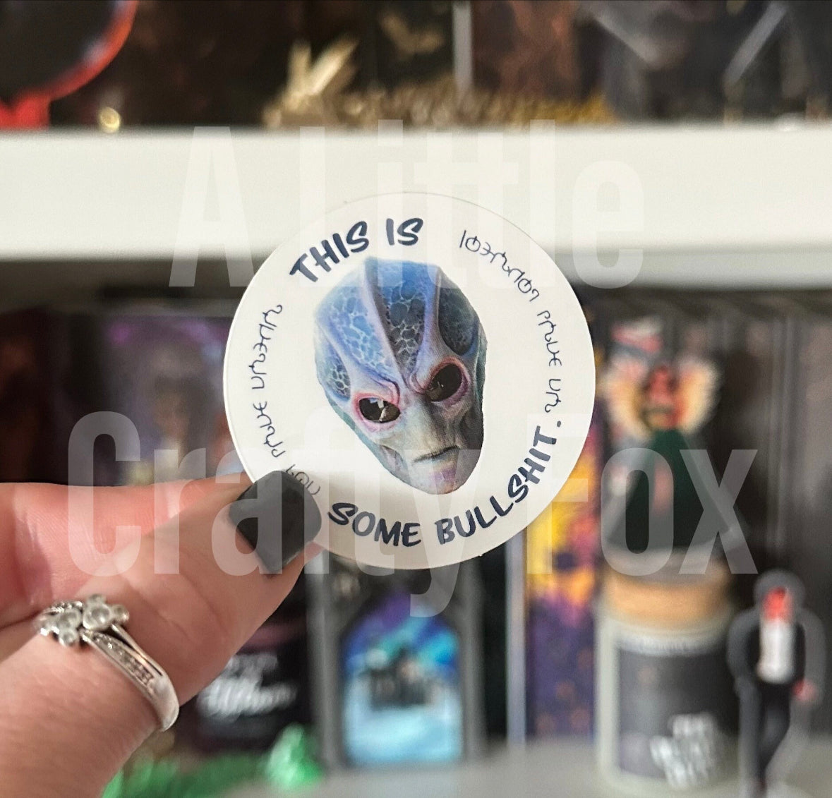 This is Bullshit Resident Alien Inspired Matte Sticker