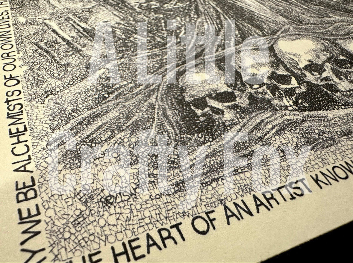 From The Ashes We Rise Typography Fine Art- Officially Licensed with Michael Volpicelli