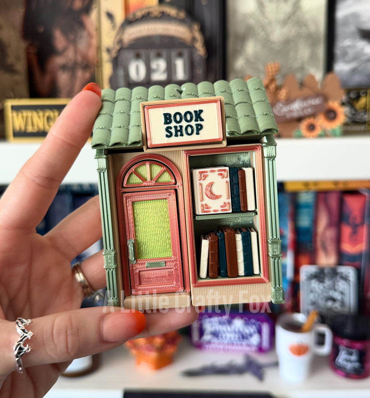 Miniature Book Shop 3D Printed Fidget Clicker Collection