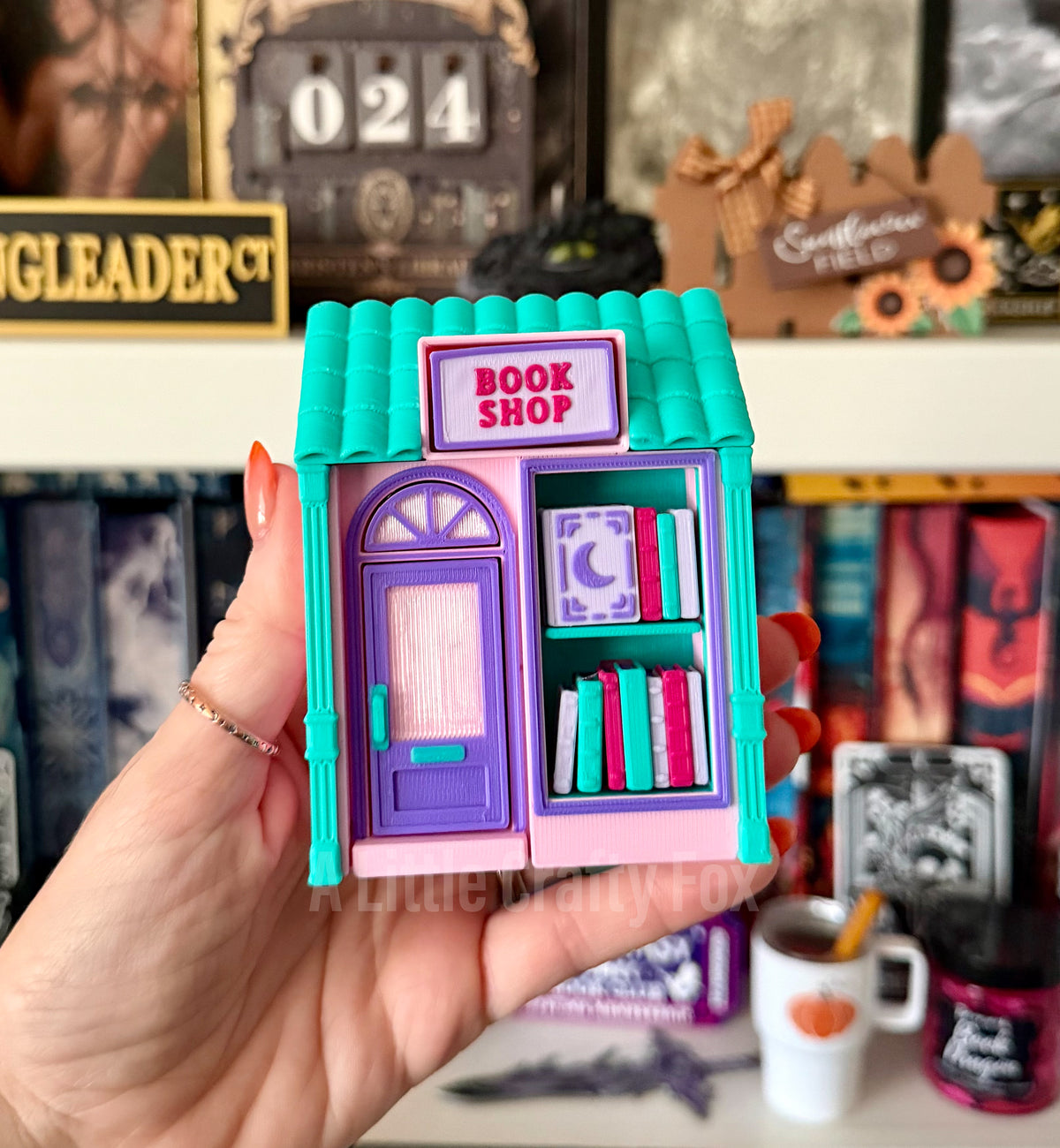 Miniature Book Shop 3D Printed Fidget Clicker Collection