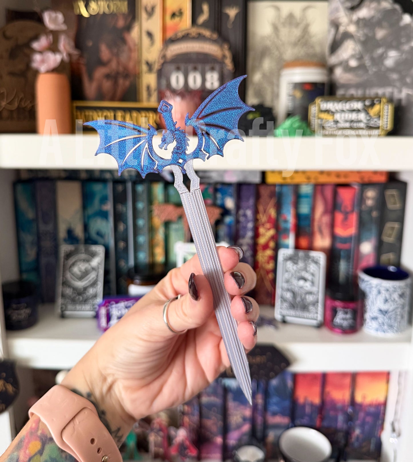 Dragon Dagger 3D Printed Bookmark
