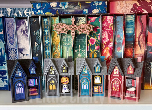 Haunted House Glow in the Dark Shelf Decor 3D Printed Fidget Clicker Collection