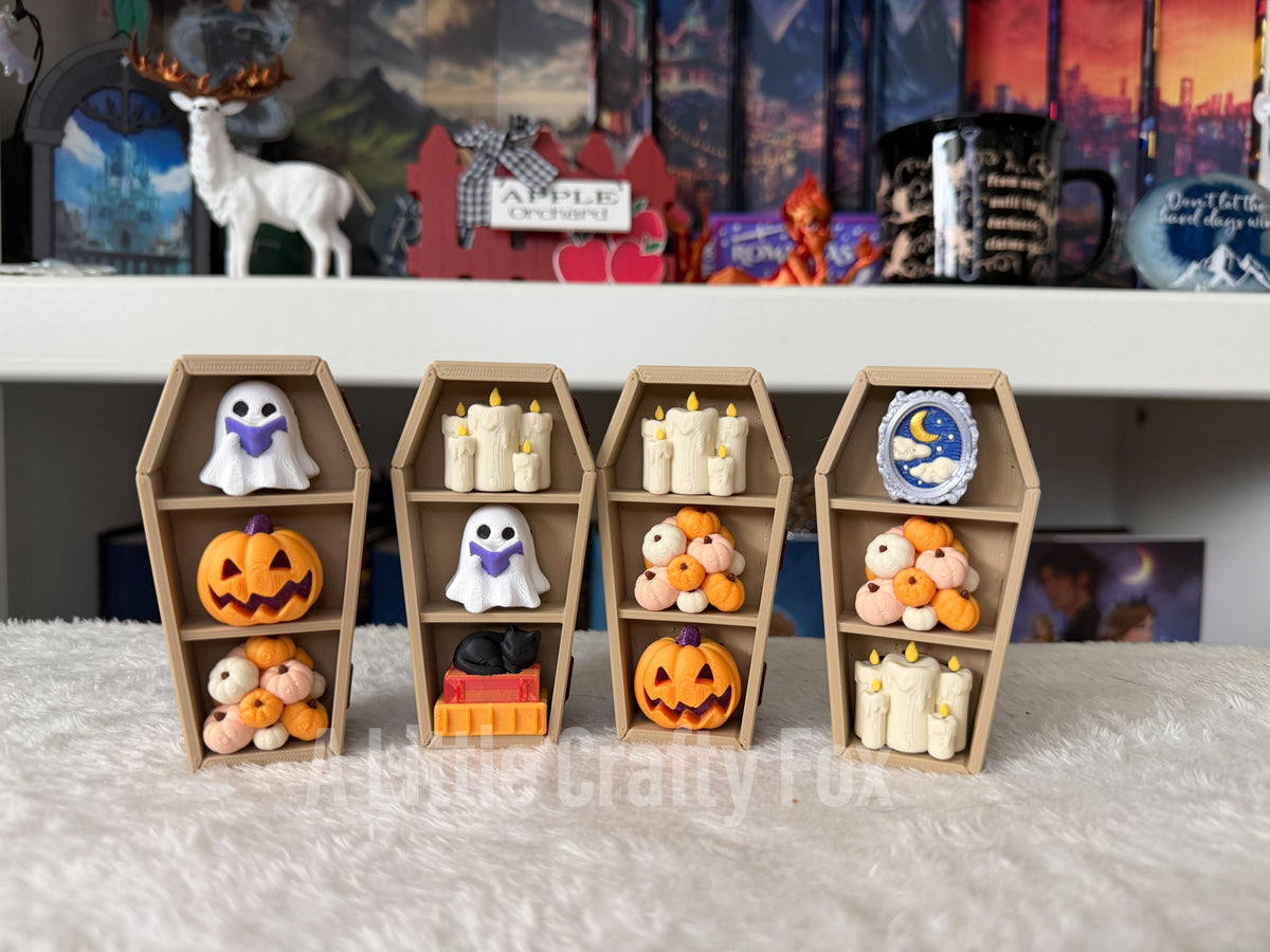 Autumn Harvest Bookshelf Fidget Clicker