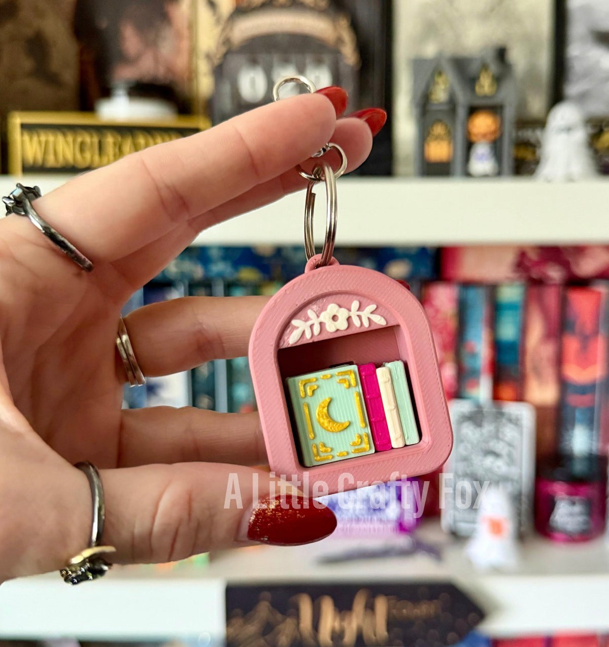 Cozy Romance Inspired Fidget Clicker Keychain Collection