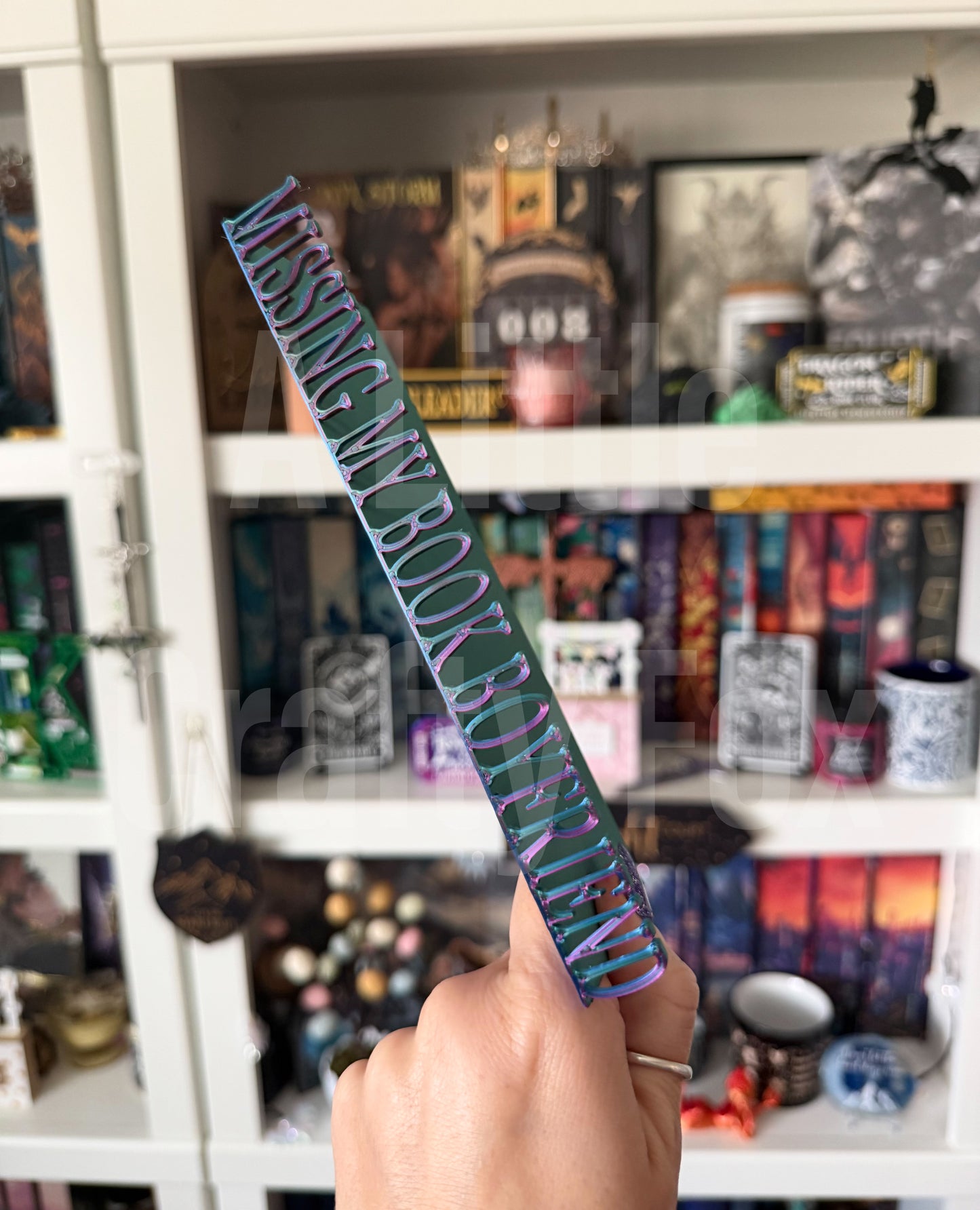Missing My Book Boyfriend Book Edge 3D Printed Bookmark