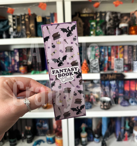 Book Dragon Fantasy Readers Club Bookmark