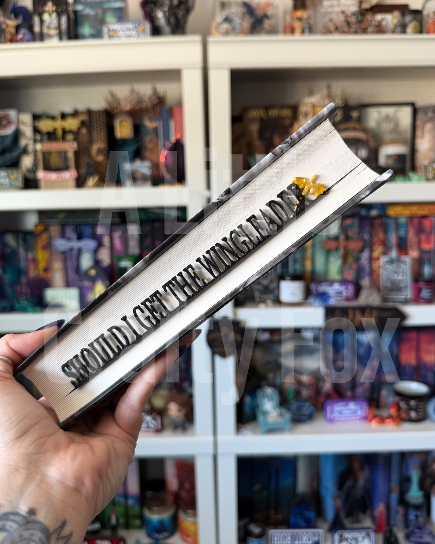 Get the Wingleader Book Edge Officially Licensed 3D Printed Bookmark