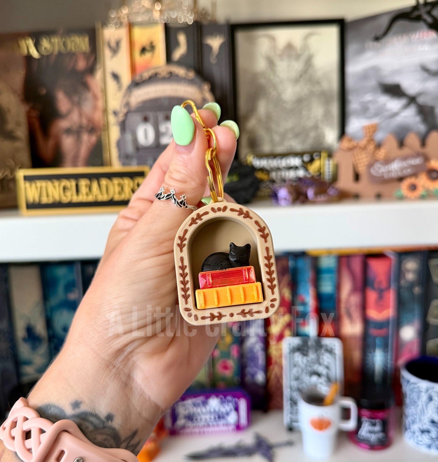 Cozy Fall Fidget Clicker Keychain Collection