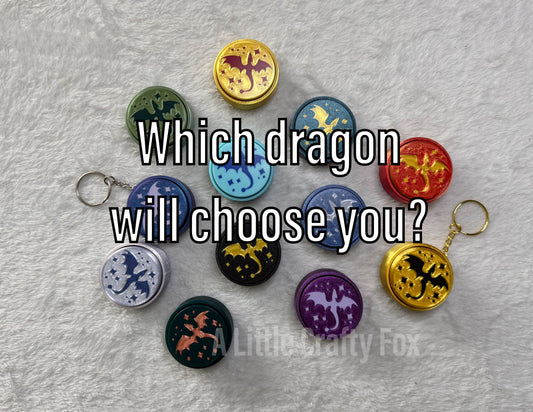 Dragon Rider Mystery Dragon Choosing Ceremony Fidget Clicker Keychain