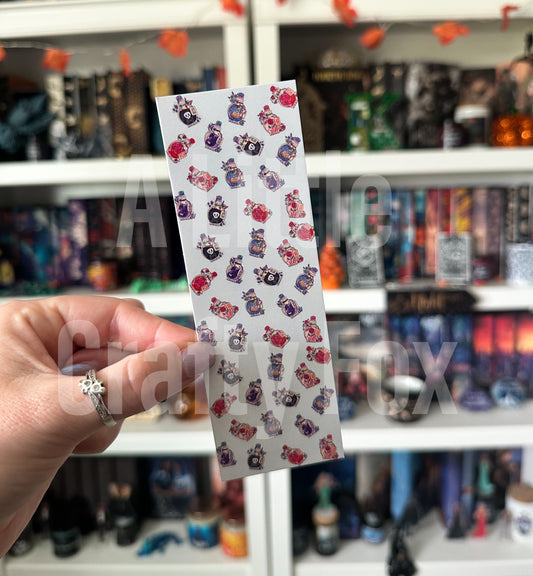 Book Tropes Potion Bottles Bookmark
