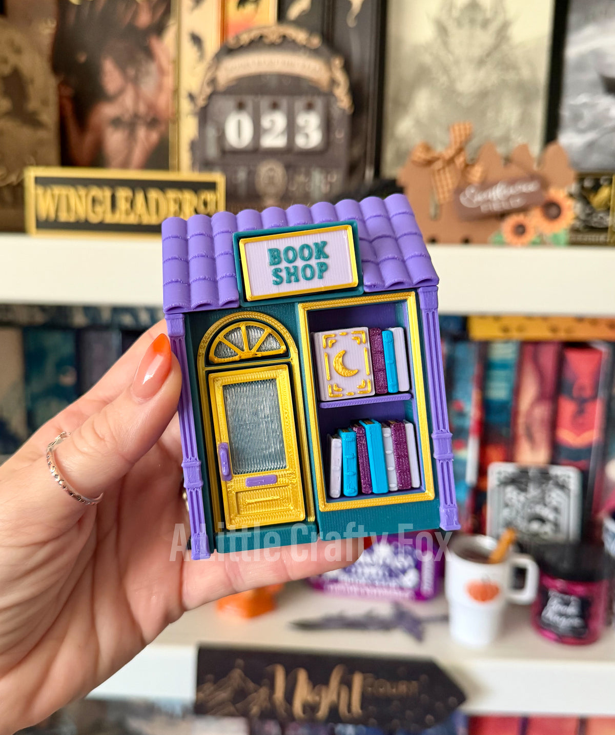 Miniature Book Shop 3D Printed Fidget Clicker Collection