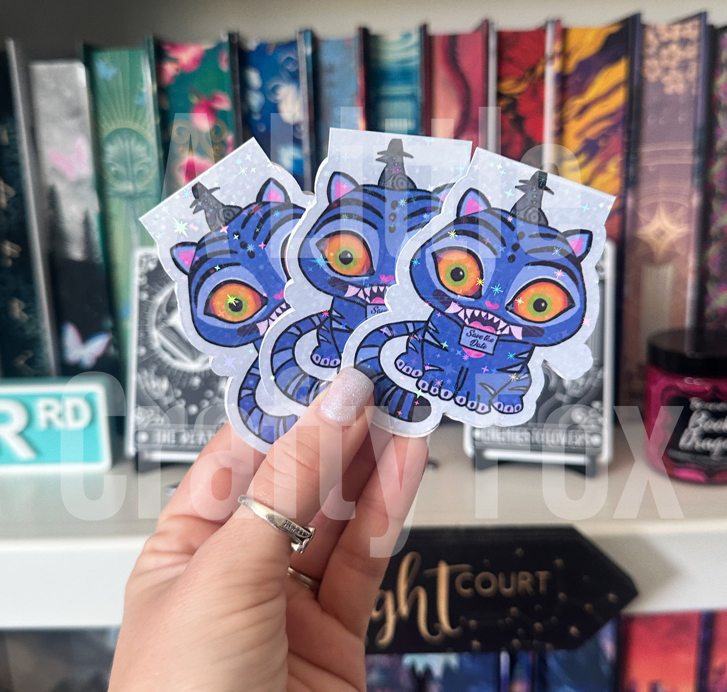 I Made it For the Tiger Derpy Tiger Holographic Magnetic Bookmark