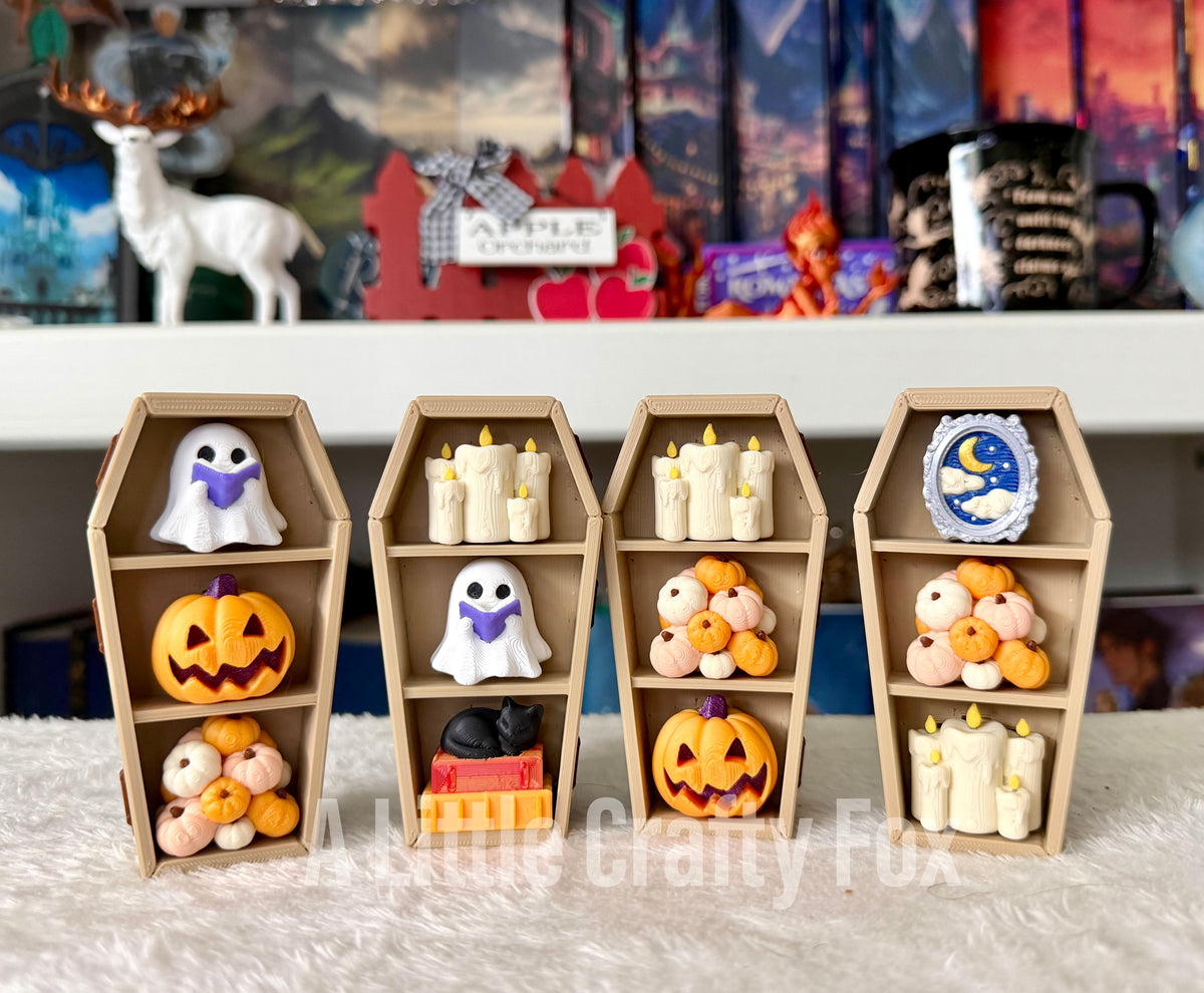 Autumn Harvest Bookshelf Fidget Clicker