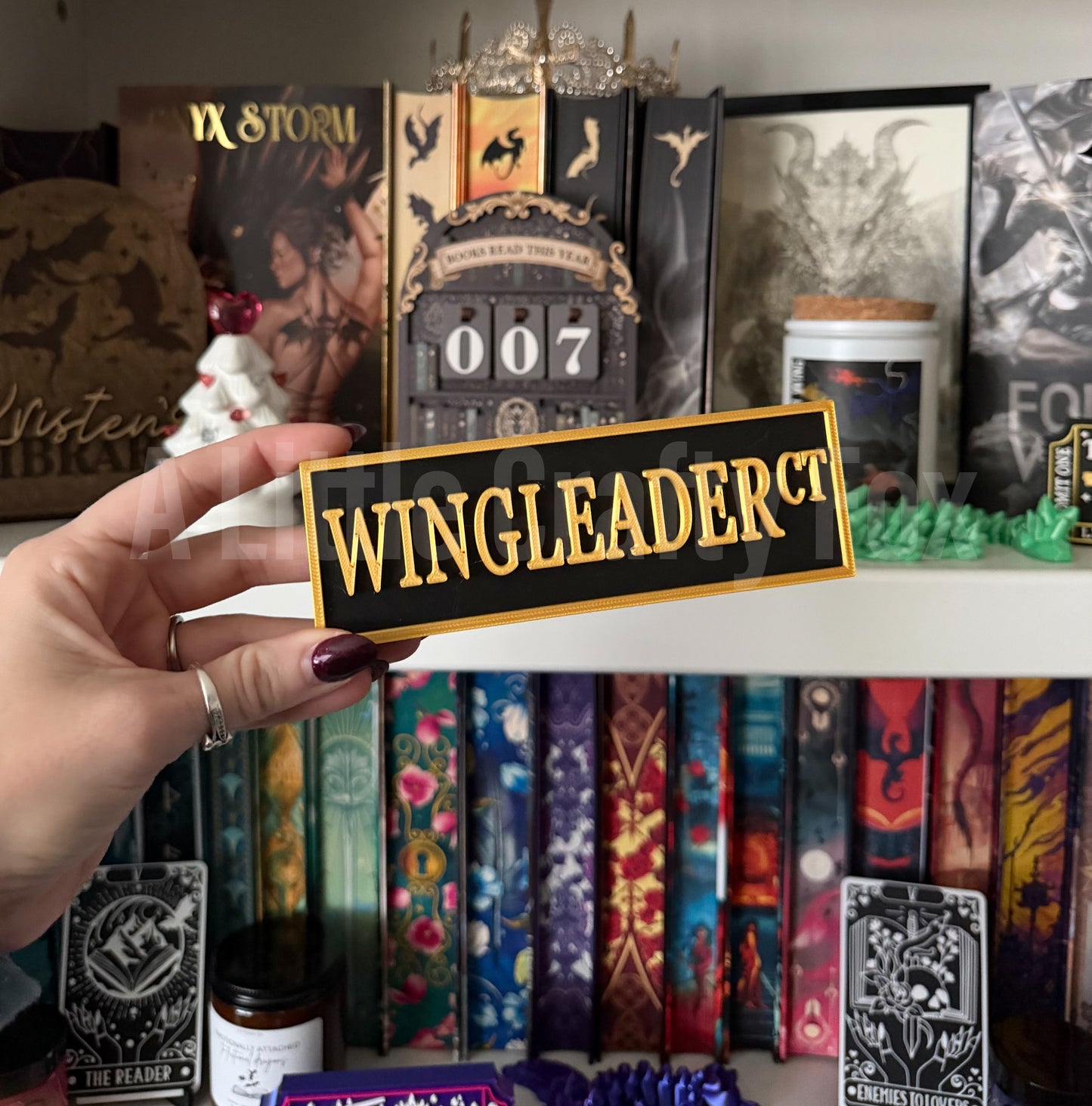 Wingleader Ct 3D Printed Bookish Street Sign