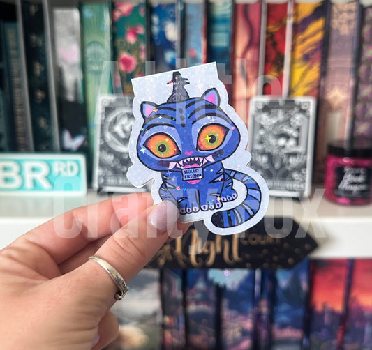 I Made it For the Tiger Derpy Tiger Holographic Magnetic Bookmark