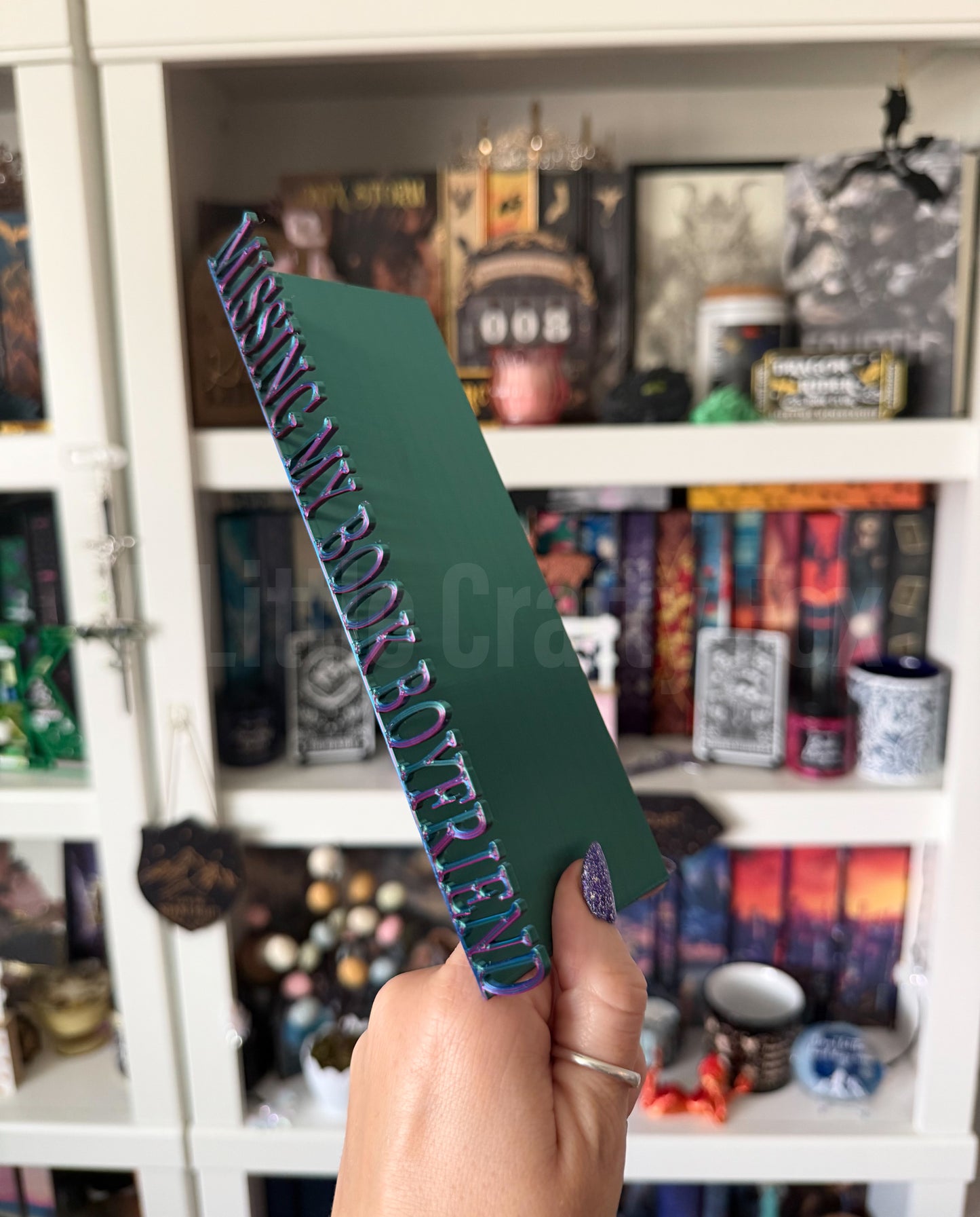 Missing My Book Boyfriend Book Edge 3D Printed Bookmark