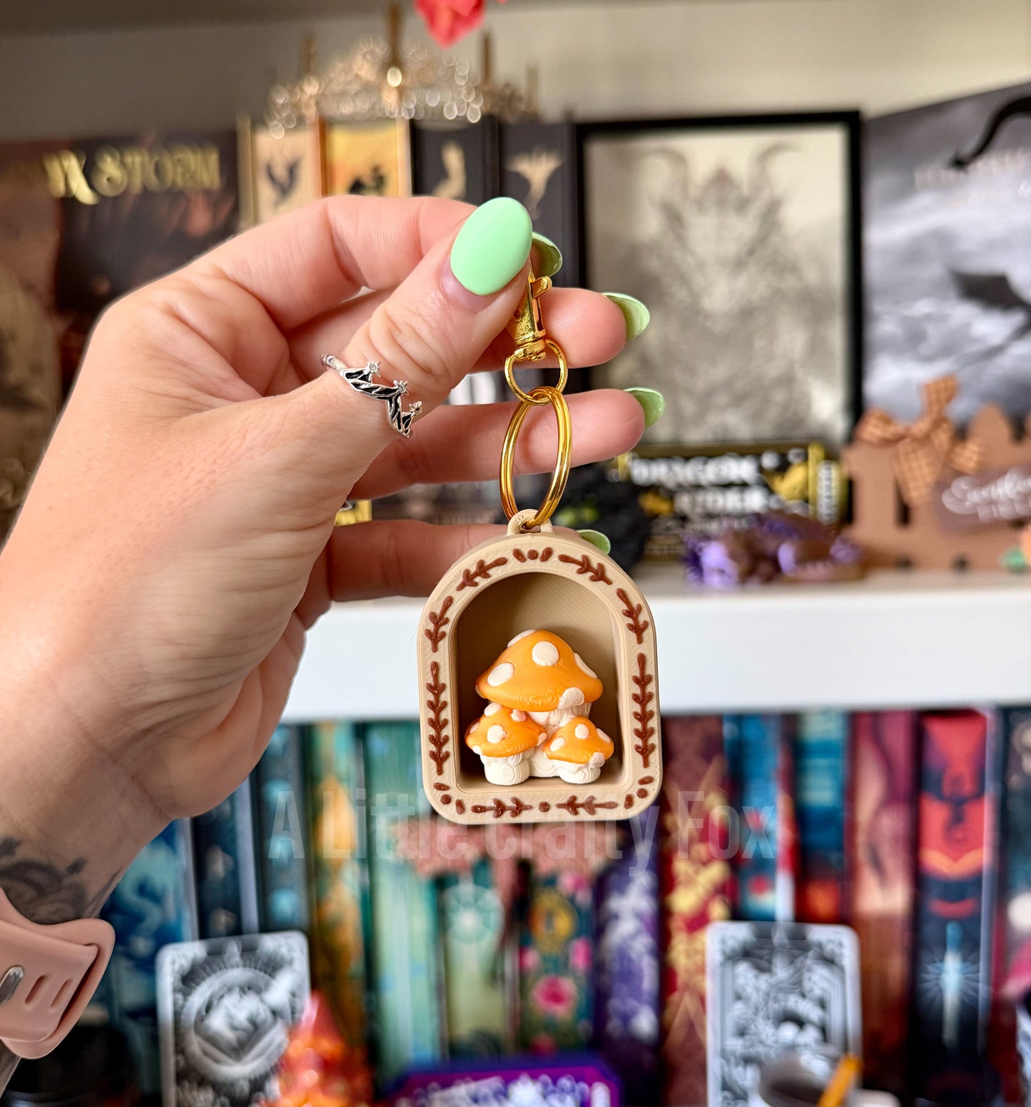 Cozy Fall Fidget Clicker Keychain Collection