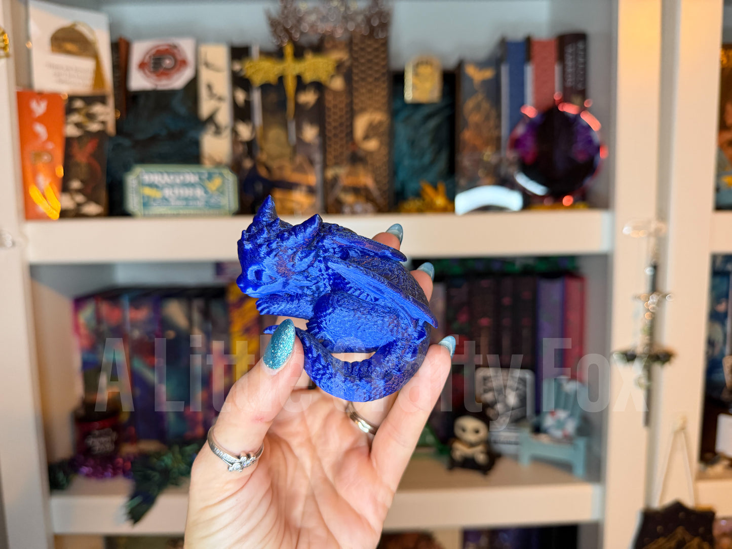 Sleeping Dragon Bookshelf Decor- Full and Mini Version