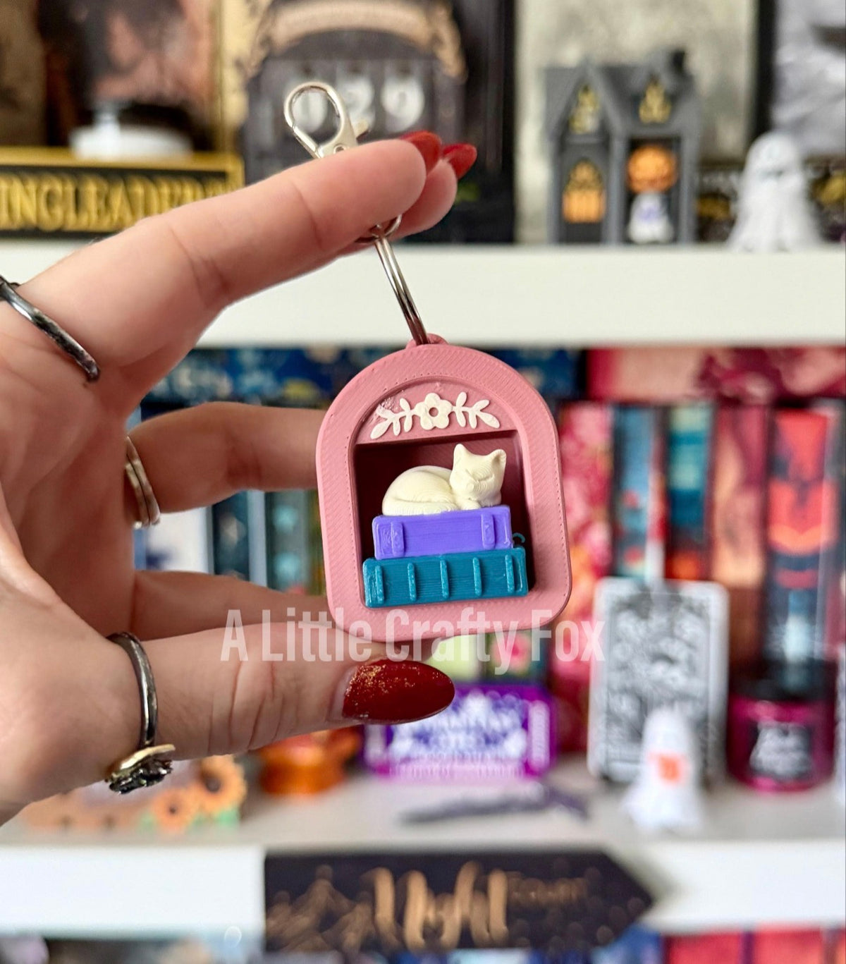 Cozy Romance Inspired Fidget Clicker Keychain Collection