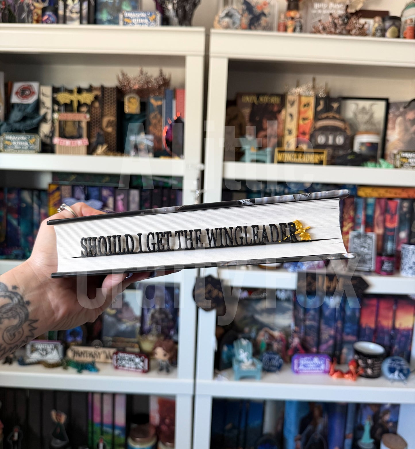 Get the Wingleader Book Edge Officially Licensed 3D Printed Bookmark
