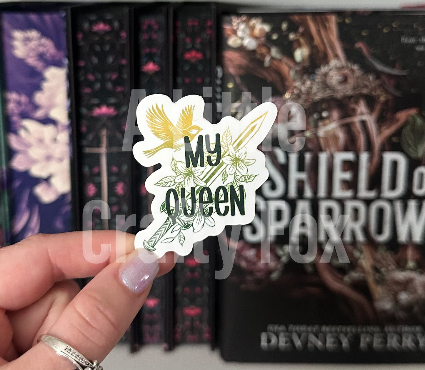 My Queen Shield of Sparrows Inspired Officially Licensed Matte Sticker
