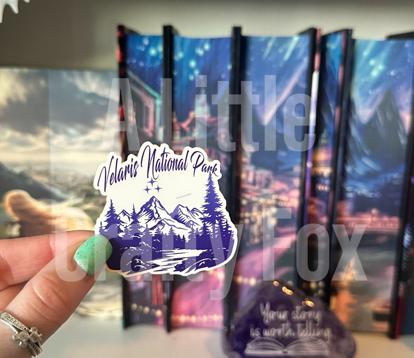 Velaris National Park ACOTAR Inspired Officially Licensed Matte Sticker