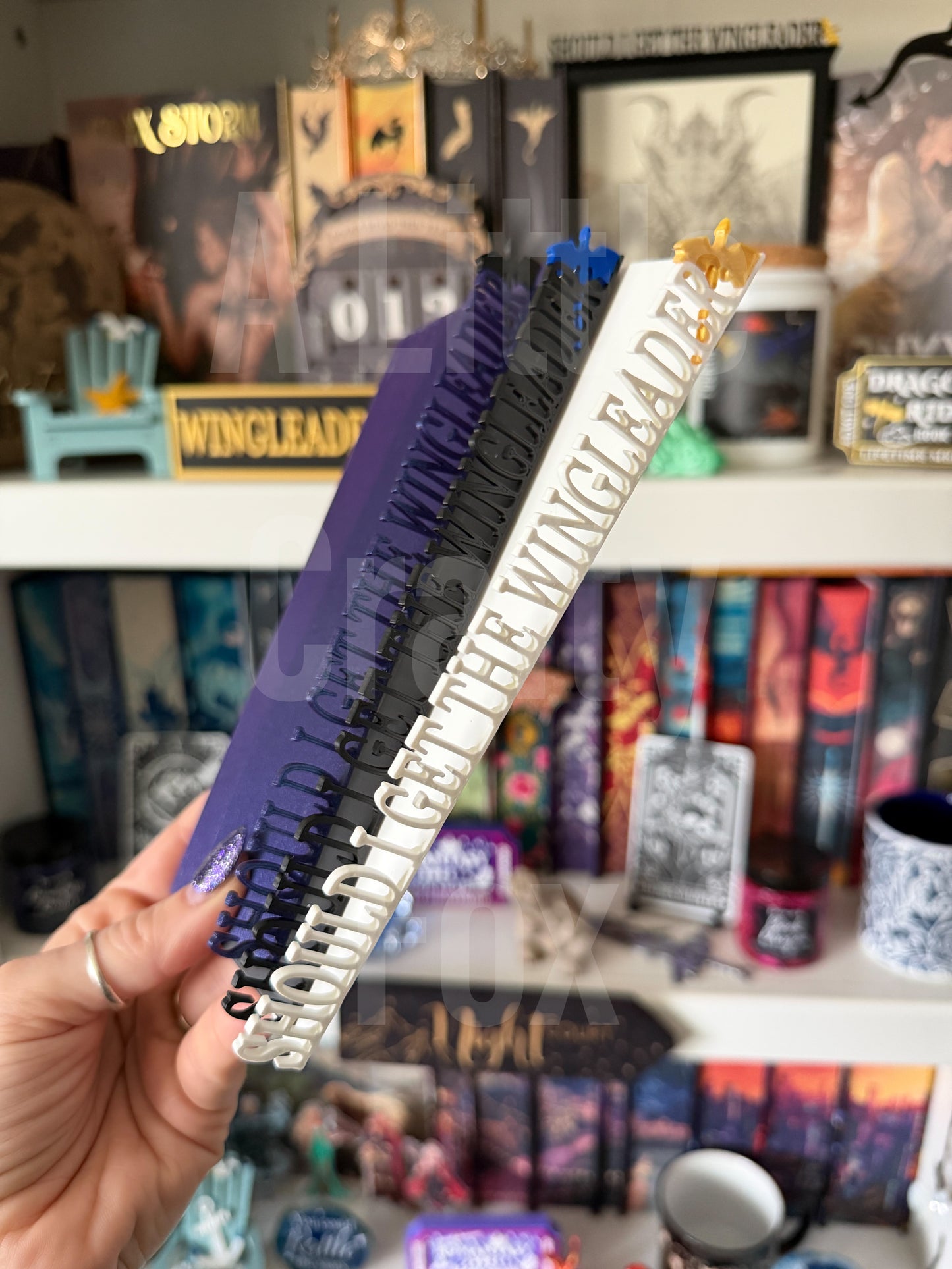Get the Wingleader Book Edge Officially Licensed 3D Printed Bookmark