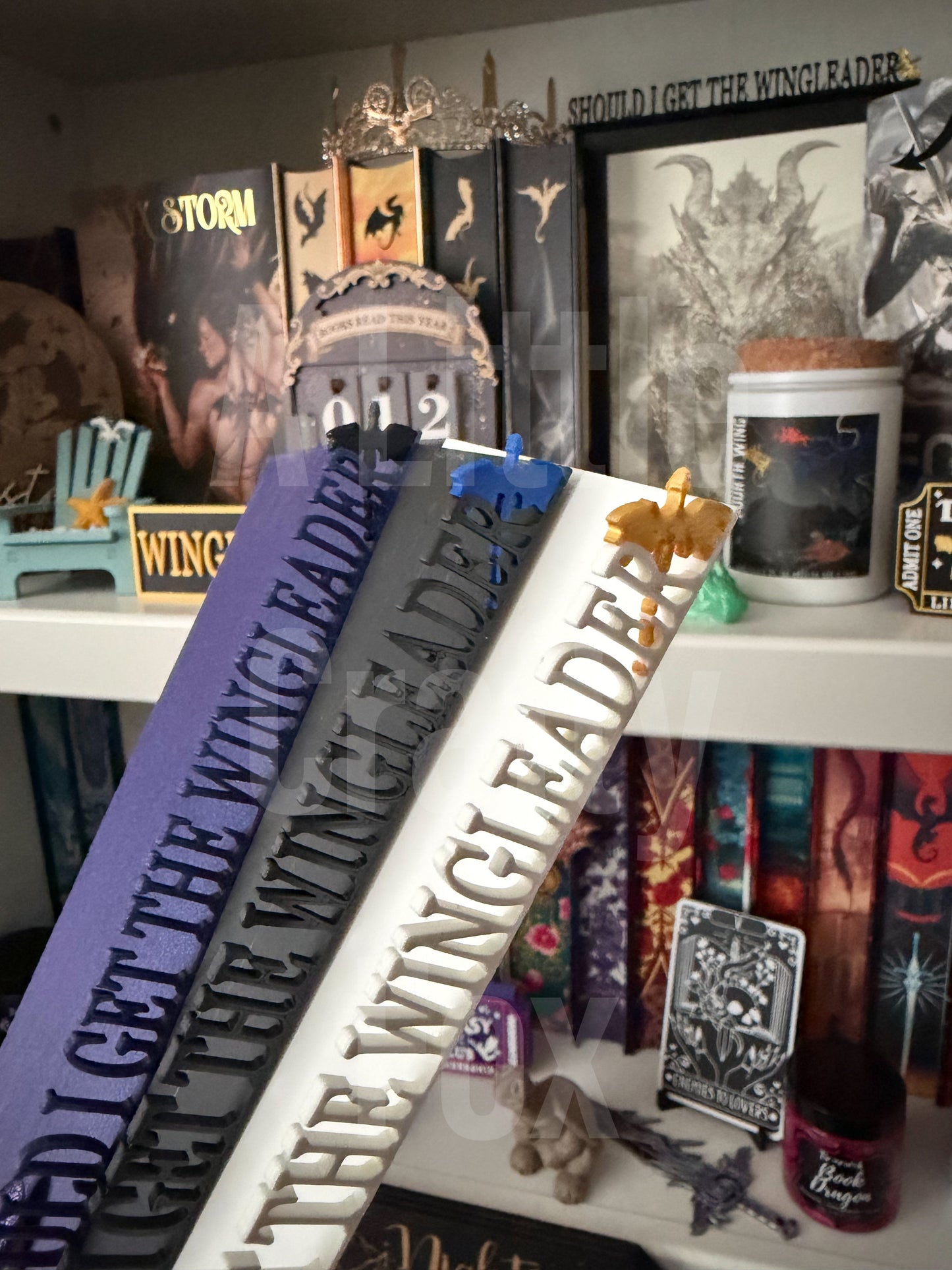 Get the Wingleader Book Edge Officially Licensed 3D Printed Bookmark