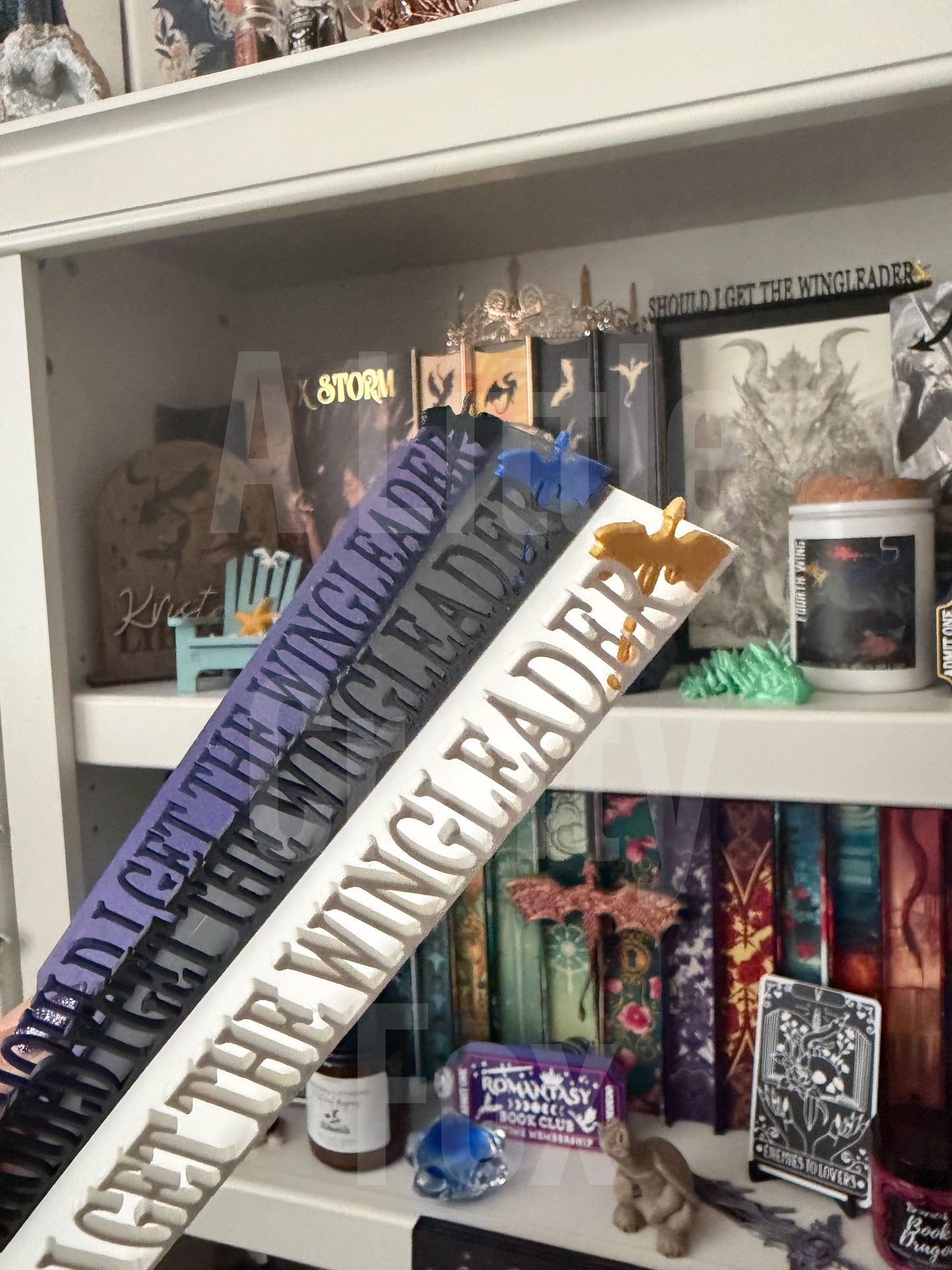 Get the Wingleader Book Edge Officially Licensed 3D Printed Bookmark