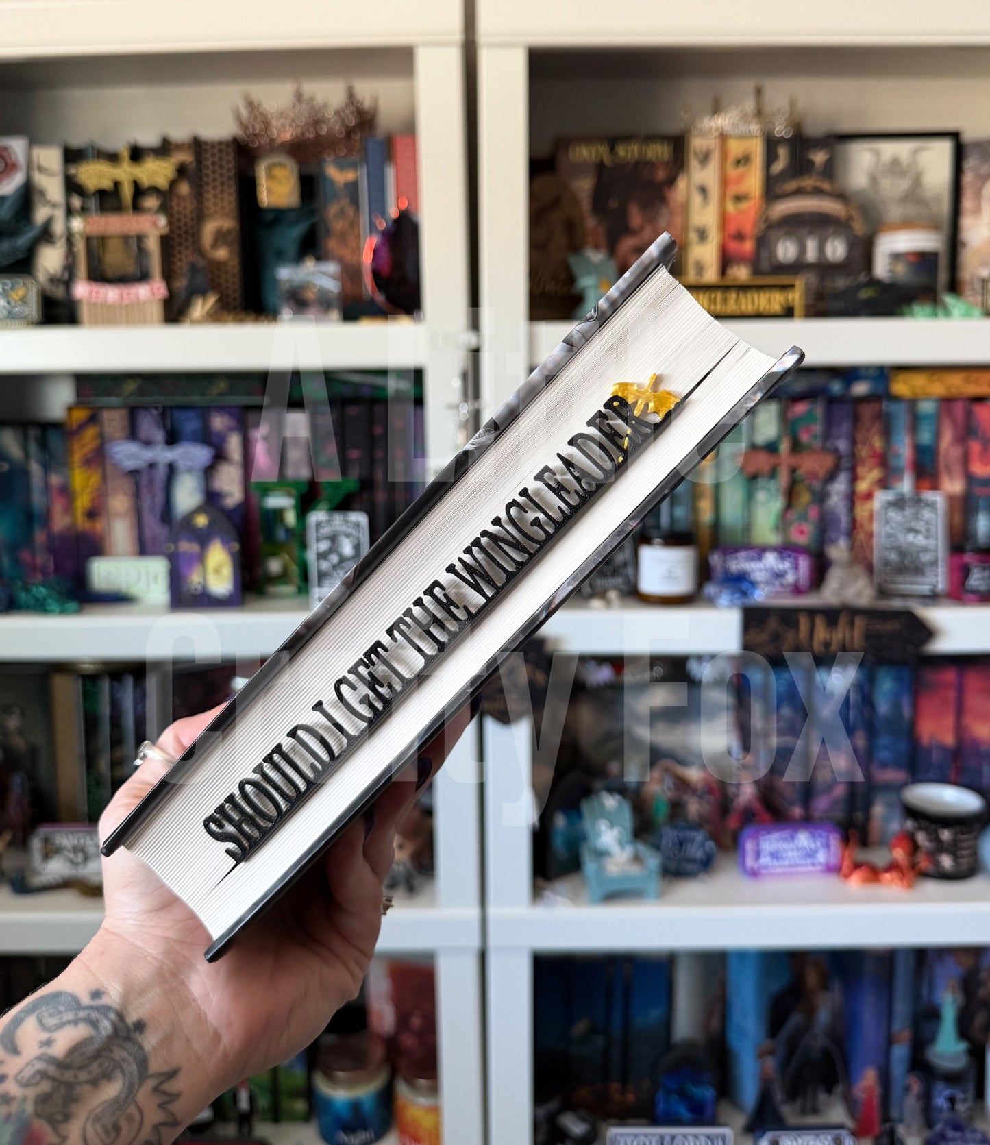 Get the Wingleader Book Edge Officially Licensed 3D Printed Bookmark