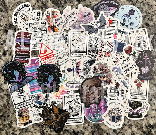 Random Assortment of Bookish Inspired Stickers
