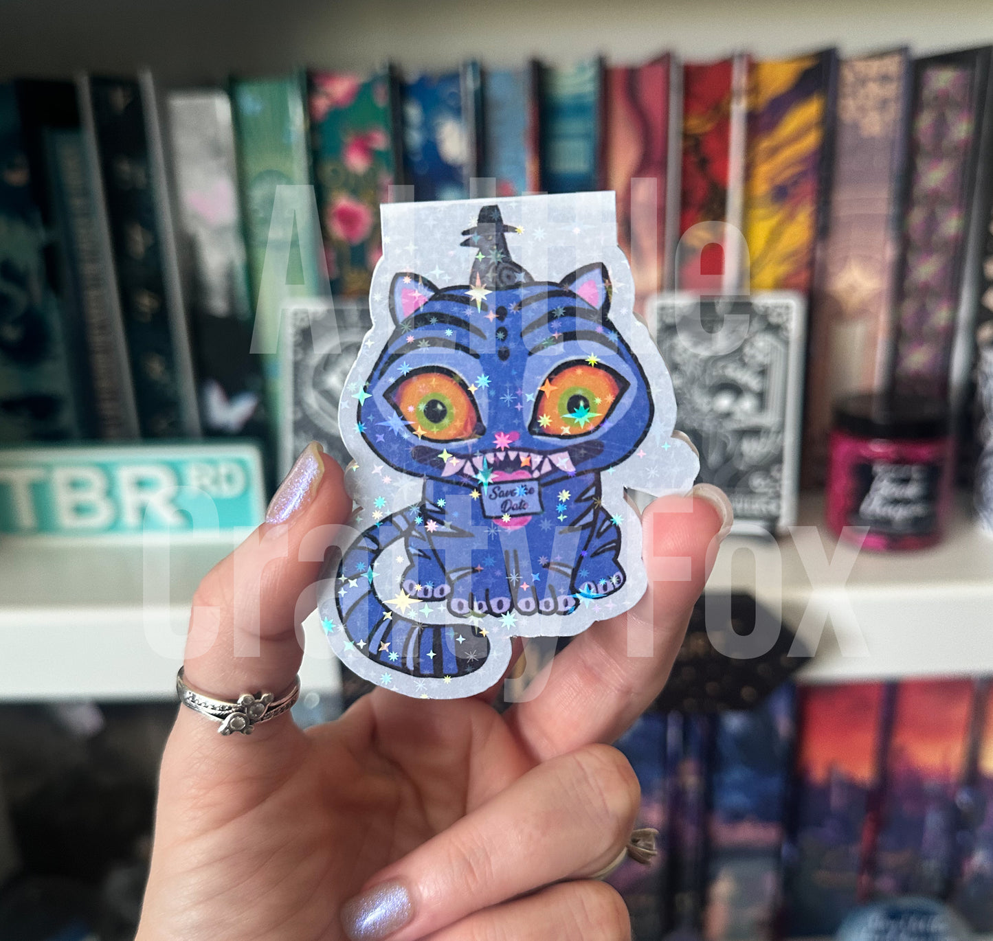 I Made it For the Tiger Derpy Tiger Holographic Magnetic Bookmark