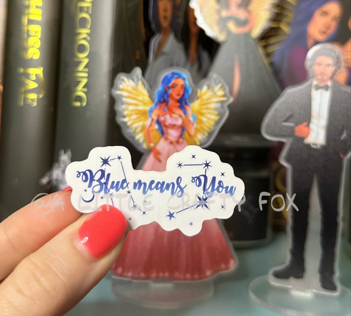 Blue Means You Zodiac Academy Inspired Officially Licensed Matte Sticker