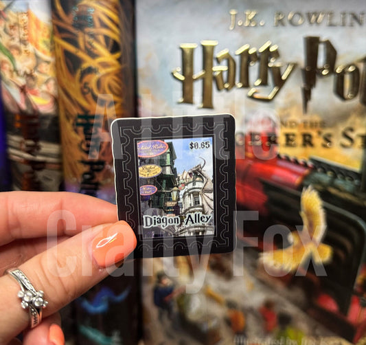 Wizard Alley Stamp Sticker
